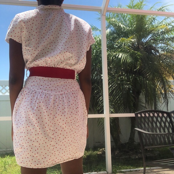 Vintage “All That Jazz” Polka Dot Dress - Picture 3 of 9